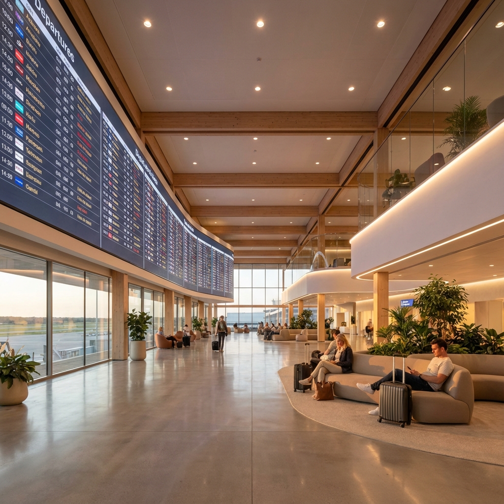 Modern Airport Terminal
